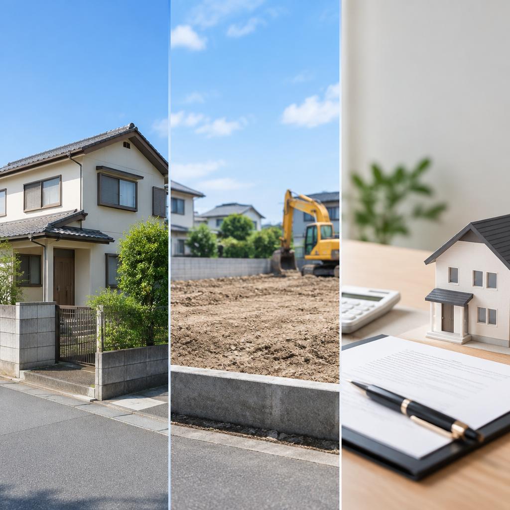 家を残して売る?解体して売る?最適な方法を比較