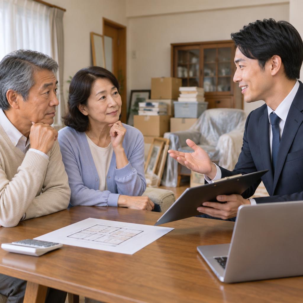 荷物を片付ける前に、まず現状のまま相談を